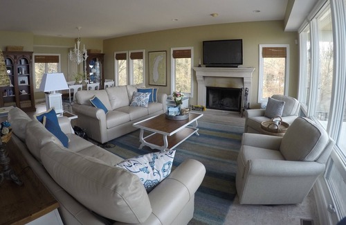 Shelby House | Castle on Lake Michigan near Silver Lake Dunes