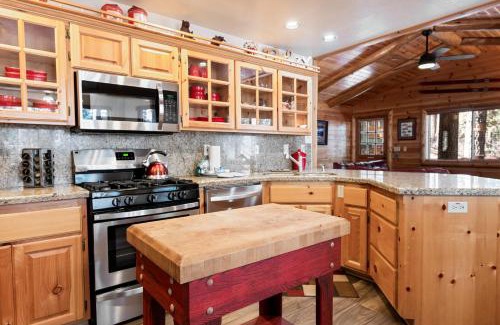 Fox Farm House | Catalina Creekside Cabin - Log home with wood burning fireplace for an immersive mountain getaway!