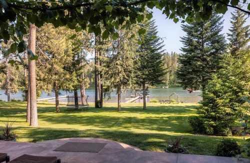 Post Falls House | CDAs Finest Secluded Waterfront Estate 7000 Sq ft 5 Forested Acres-Close to town