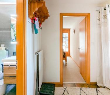 Anzere Apartment | Centered Ski/Swim Ap. w/private yard & fireplace