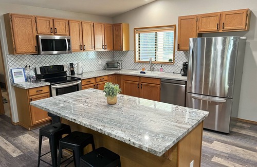 Plumas Eureka Estates House | Central AC: Large 4 bedroom private home, private lot. fenced yard with deck