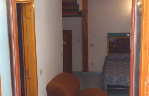 Lipari Historic Centre Apartment | central mezzanine chamber