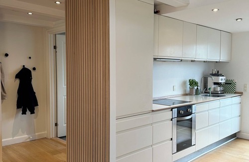 Indre by Condo | Central rooftop apartment by ARoS with big balcony and skyline view
