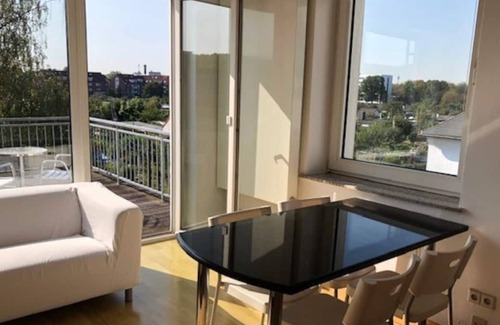 Moersenbroich Apartment | Central trade fair / seminar apartment - fully equipped with a large sun terrace!