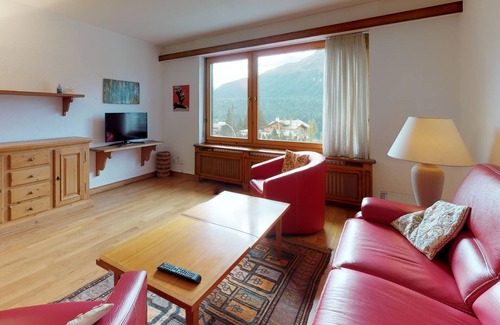St. Moritz Apartment | Centrally located apartment house, about 10 minutes walk from St.