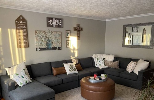 Negaunee House | Centrally located home with space inside & out!