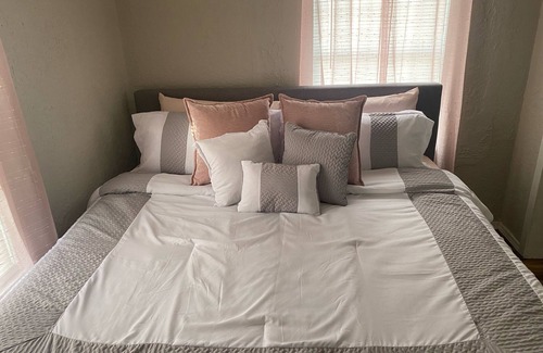 Lawton House | Centrally located, the property offers convenient access to Fort Sill Army Base.