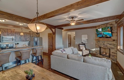 Boone Condo | Chalakee Lodge C412- Mountain View, Gated Resort, Indoor/Outdoor Pools and Hot Tub, Fitness Area,.
