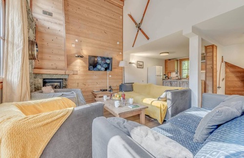 Les Brevieres Ski Chalet | Chalet, 200m from ski slopes, view ski slopes, terrace, balcony, fireplace or stove, tv, ski locker