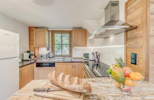 Les Brevieres Ski Chalet | Chalet, 200m from ski slopes, view ski slopes, terrace, balcony, fireplace or stove, tv, ski locker