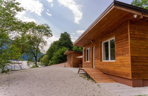 Tenna Ski Chalet | Chalet Alessandrini - Private Lakeside Beach