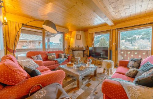 Les Gets Ski Chalet | chalet Amitie familial de luxe avec JACUZZI, HEBERGEMENT MULTIPASS ETE, WIFI fibre, 150 m des pistes de ski et randonnées