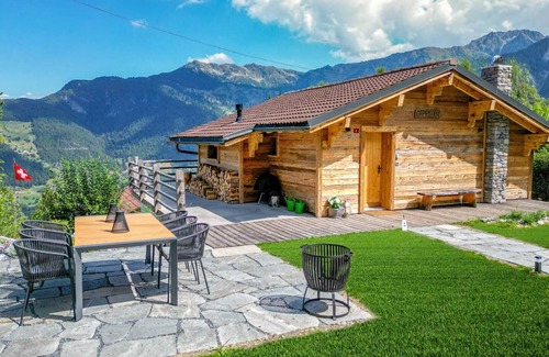 La Tzoumaz Ski Chalet | Chalet Capricorne Alpine Chique Sauna