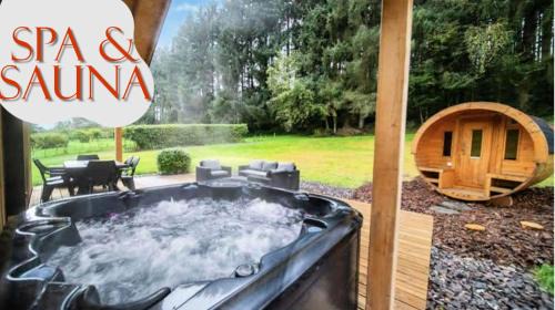 Anould Ski Chalet | Chalet cosy & confort haut de gamme - Sauna, Spa, Clim
