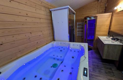 Fougerolles-Saint-Valbert House | Chalet Jonquille avec Spa dans les Vosges du Sud - FR-1-583-500