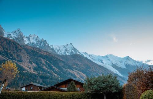 Les Praz-de-Chamonix Apartment | Chalet la Pagode, vue Mont-Blanc et jardin privé