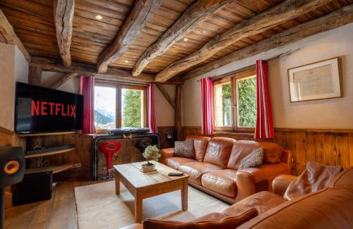 Chamonix-Mont-Blanc Ski Chalet | Chalet Melusine - Big Chalet w Spa Pool, Sauna, Huge Terrace, Views & Privacy!