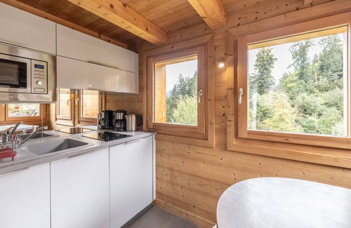 Combloux Ski Chalet | Chalet 'Petit Cosy' with Mountain View, Wi-Fi and Air Conditioning