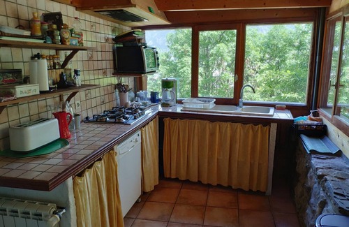 Risoul Ski Chalet | Chalet 'Pierre-vue Sur Le Pelvoux' with Mountain View, Private Garden and Balcony