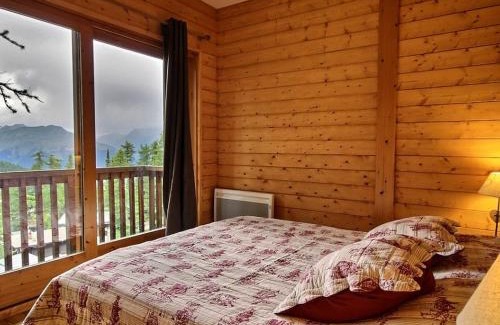 Plagne Centre Ski Chalet | Chalet rénové pour 10 avec jacuzzi, cheminée et WiFi aux pieds des pistes - FR-1-455-155