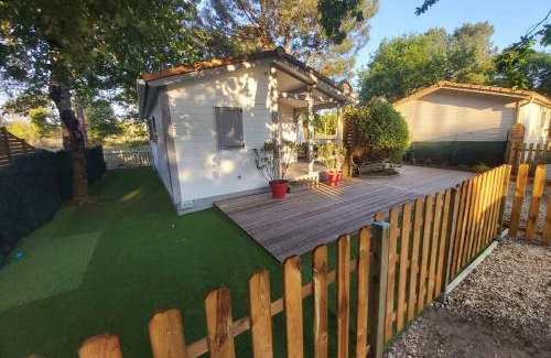 La Teste-de-Buch Ski Chalet | Chalet T3/clim/wifi/pkg/terrasse/15 min plages