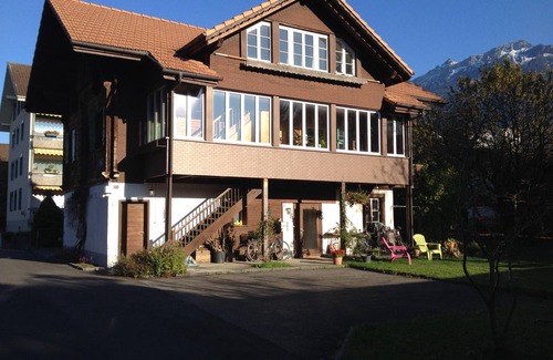 Central Interlaken Apartment | Chalet Waldegg central with garden