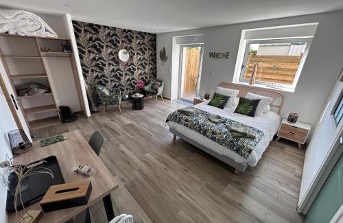 Boisgervilly House | Chambre jungle
