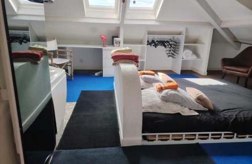 Benesse-Maremne House | Chambre Suite Zen Baignoire sous les toits