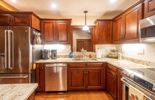 White Cabin | Champion Charmer - Spacious Backyard w/ Grill