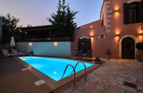 Melidoni Villa | Chara Villas with 20m2 swimming pool-BBQ!