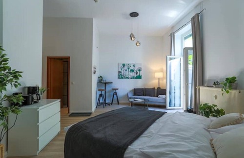 Bad Nauheim Apartment | Charmanter Altbau mit Terrasse am Stadtpark