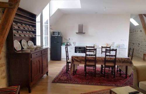 Herisson Apartment | Charming 15th Century House in Medieval Village with Modern Comforts, Garden, and Proximity to Nature