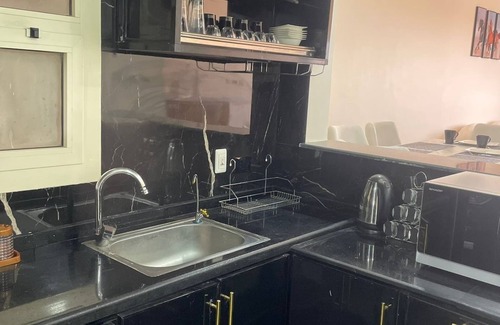Nasr City Apartment | Charming 2-bedroom apartment with pool view WiFi and AC in lovely New Cairo City