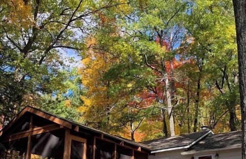 Kalkaska Cottage | Charming 2-bedroom cottage on beautiful Bear Lake with WiFi and AC in Kalkaska.