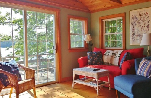 Brunswick Cottage | Charming 2 Bedroom Waterfront Cottage with Expansive Views of New Meadows