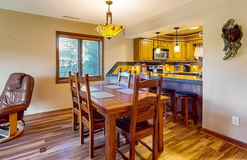 Blowing Rock Apartment | Charming 2BR Chetola Resort Condo with fireplace, Walk-in shower, and jetted tub