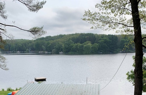 Newaygo Cottage | Charming 2BR Lakefront Cottage Retreat with Private Dock & Beach