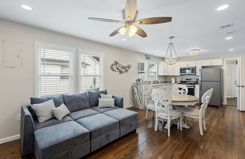 Ocean Gate House | Charming 3-bedroom house with AC and WiFi in Ocean Gate. 2 Blocks from the beach