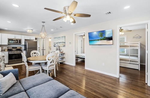 Ocean Gate House | Charming 3-bedroom house with AC and WiFi in Ocean Gate. 2 Blocks from the beach