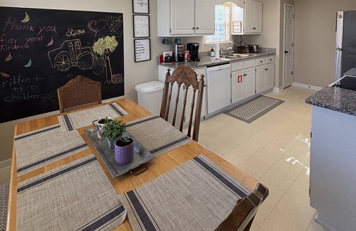 Evans House | Charming 3-bedroom house in welcoming Evans with AC, WiFi, fitness equipment