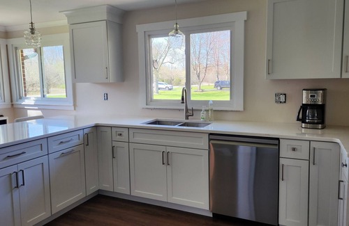 Grand Island House | Charming 3-bedroom ranch with a covered back patio, in peaceful Grand Island