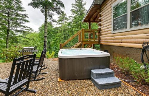 Cullowhee House | Charming 3BR Cabin with Hot Tub and Fire Pit Near WCU