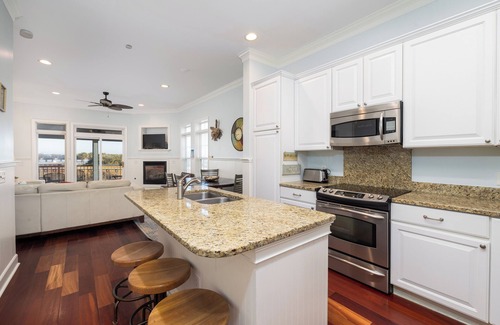 Waters Edge House | Charming 3BR Folly Beach Townhome: Water Views, Pool Access & Steps to Fun