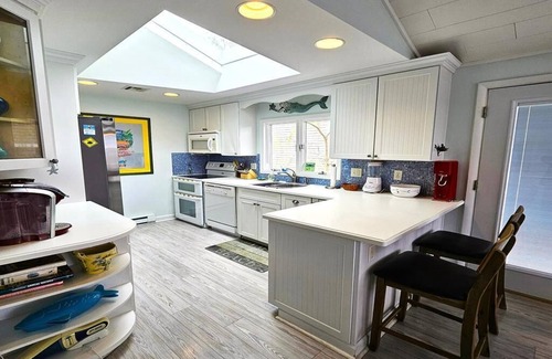 Beach Haven House | Charming 4-bedroom house in Barnegat Light with beautiful bay view.