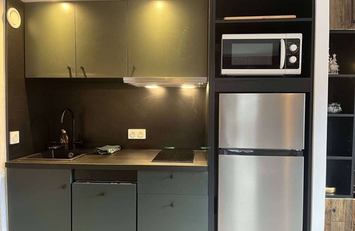 Plagne 1800 Apartment | Charming apartment with pool access and parking