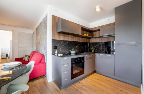 San Vito di Cadore Apartment | Charming and modern apartment of about 50 sqm, perfect for two guests, located on the ground floor (two steps to access). The property is located in San Vito di Cadore, a hidden jewel in the Dolomites, just 10 km from Cortina d'Ampezzo and a few minutes