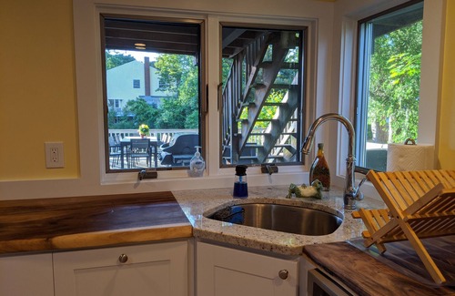Marblehead House | Charming, beloved house sleeps 8, with huge deck over pond & close to the ocean