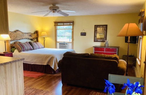 Rapid City Cabin | Charming Cabin on Elk Lake - Private Beach and Glorious Fall Colors!