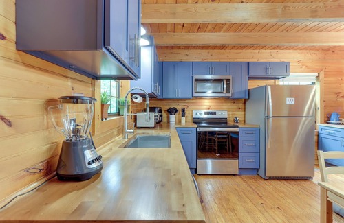Mineral Bluff Cabin | Charming cabin with 3 bedrooms and hot tub in Blue Ridge
