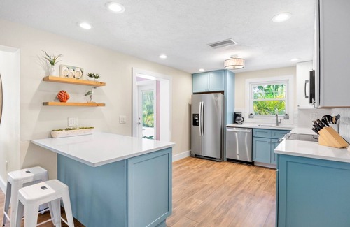 Anna Maria House | Charming Canal front Luxury home with brand-new Pool!